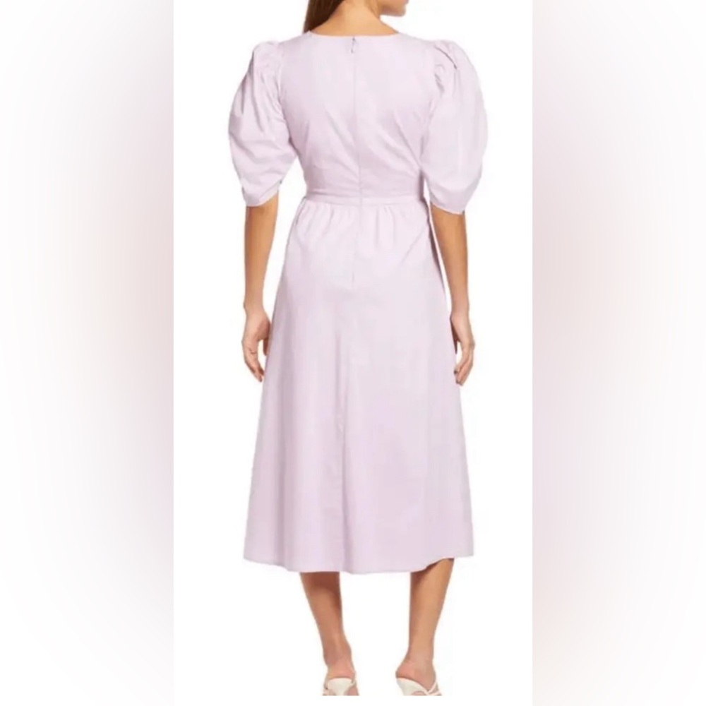 COPY - WAYF CUTOUT LAVENDER TWIST MIDI. NWT - Picture 3 of 4